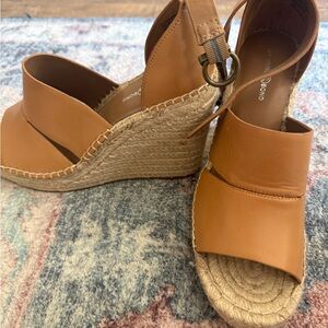 Treasure & Bond  Tan Wedge Sandals